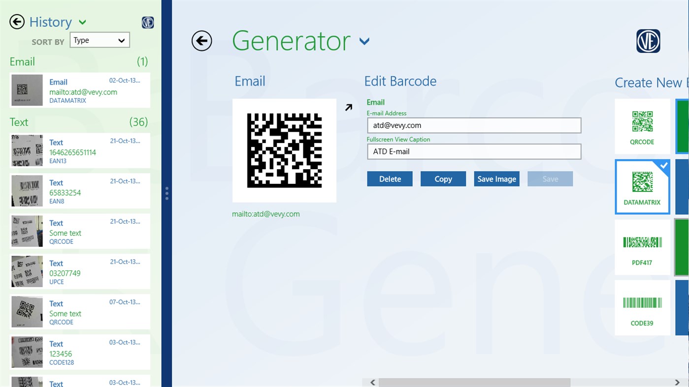 #6. Barcode Read It! (Windows) โดย: VEVY EUROPE SpA