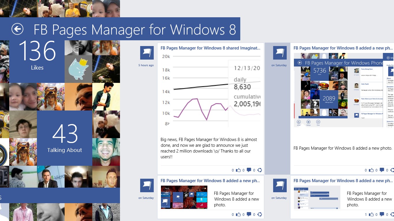 Manage pages
