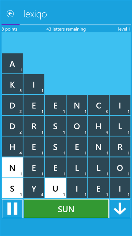 #5. lexiqo: word puzzle (Windows) Podle: MRG