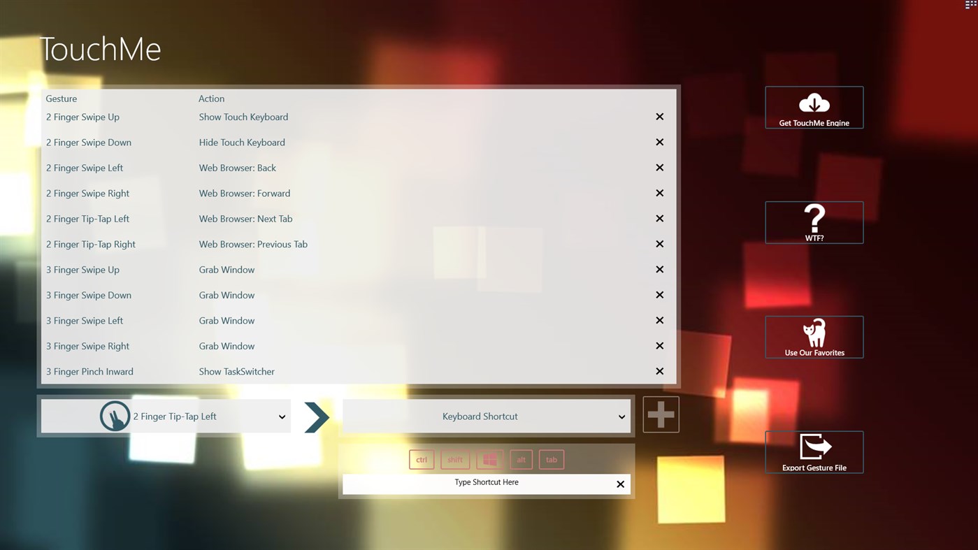 #1. TouchMe Gesture Studio (Windows) 由: Appsolutely Apps