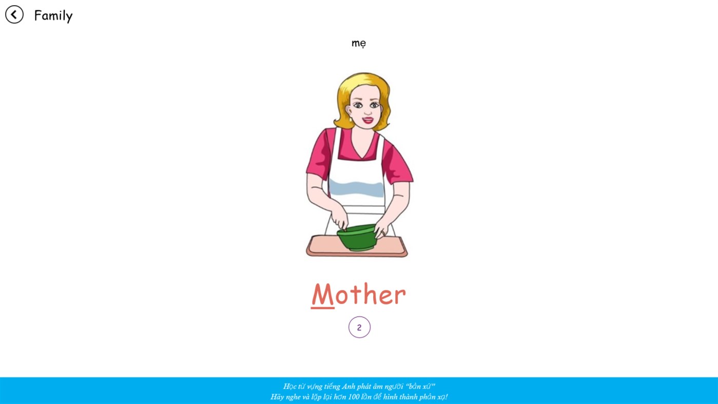 #3. Kids Flashcards for Vietnamese (Windows) Podle: Kelyn Le