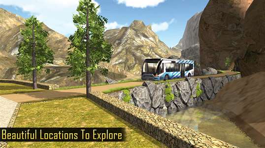 Off Road Tourist Bus Driving - Mountains Traveling screenshot 4