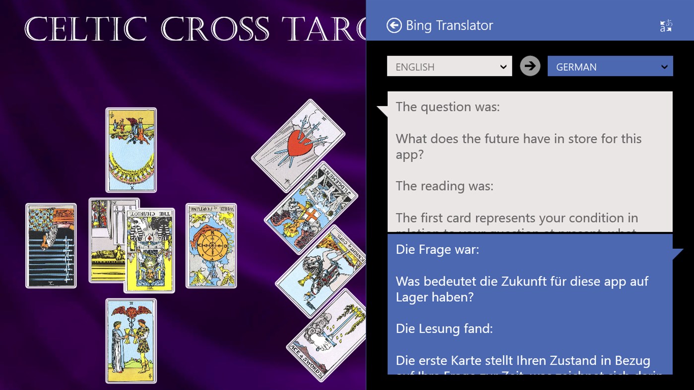 #5. Celtic Cross Tarot (Windows) Bởi: TechPreacher