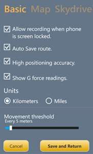 A route tracker. Jog, bike, ski or drive screenshot 5