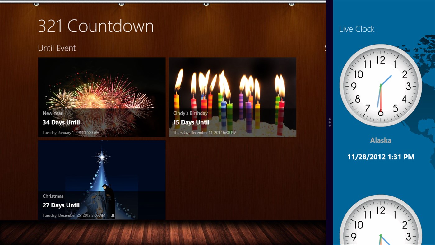#4. Live Clock (Windows) 由: Pixolini Inc.