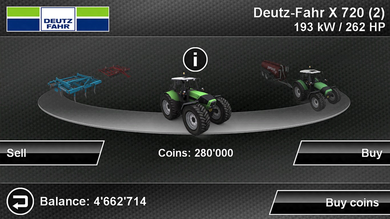 Authentic farming vehicles and equipment