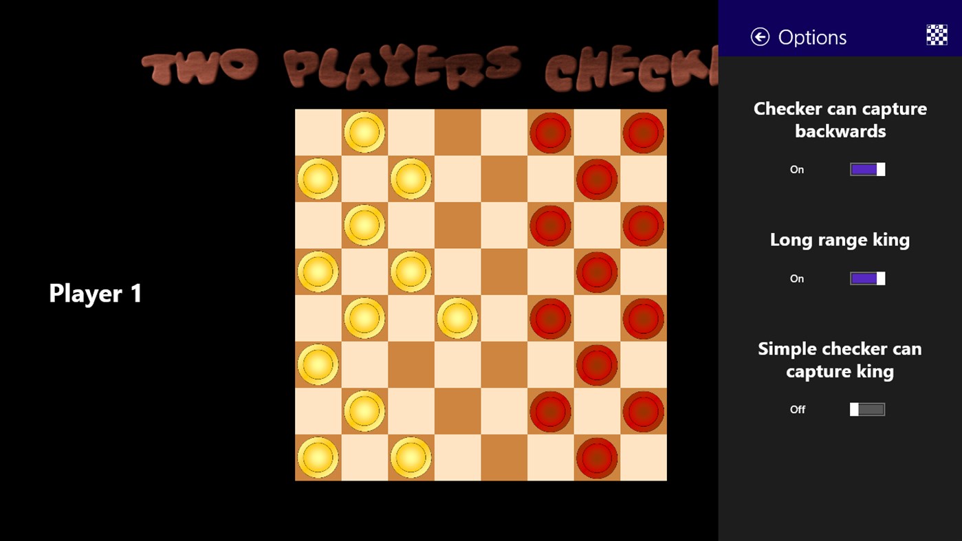 #2. Two players Checkers (Windows) 由: ‪Msialk‬