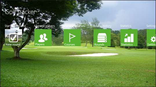 Golftracker screenshot 1