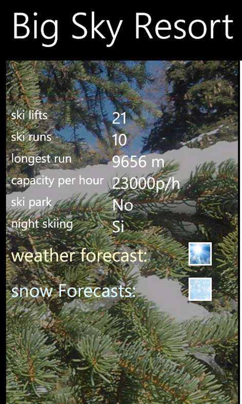 Ski Weather Screenshots 2