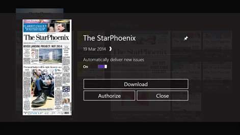 Saskatoon StarPhoenix ePaper Screenshots 1