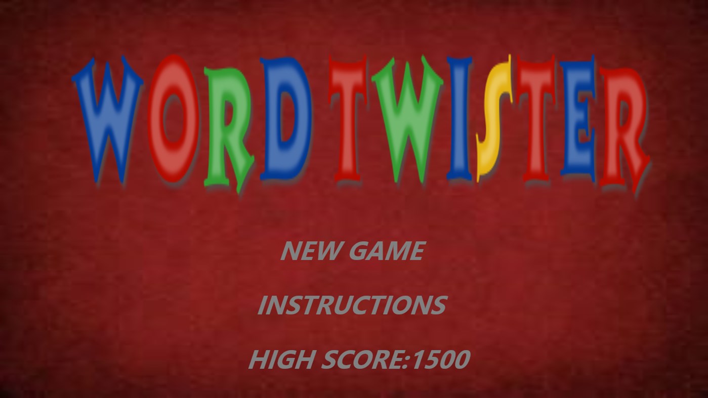 #1. Word Twister (Windows) 由: aravindAK