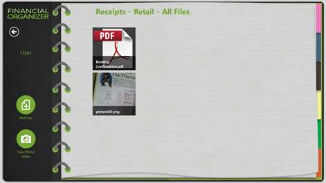 Financial Organizer & Password Vault Screenshots 2