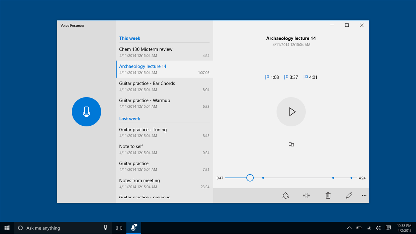 #2. Windows Sound Recorder (Windows) 由: Microsoft Corporation