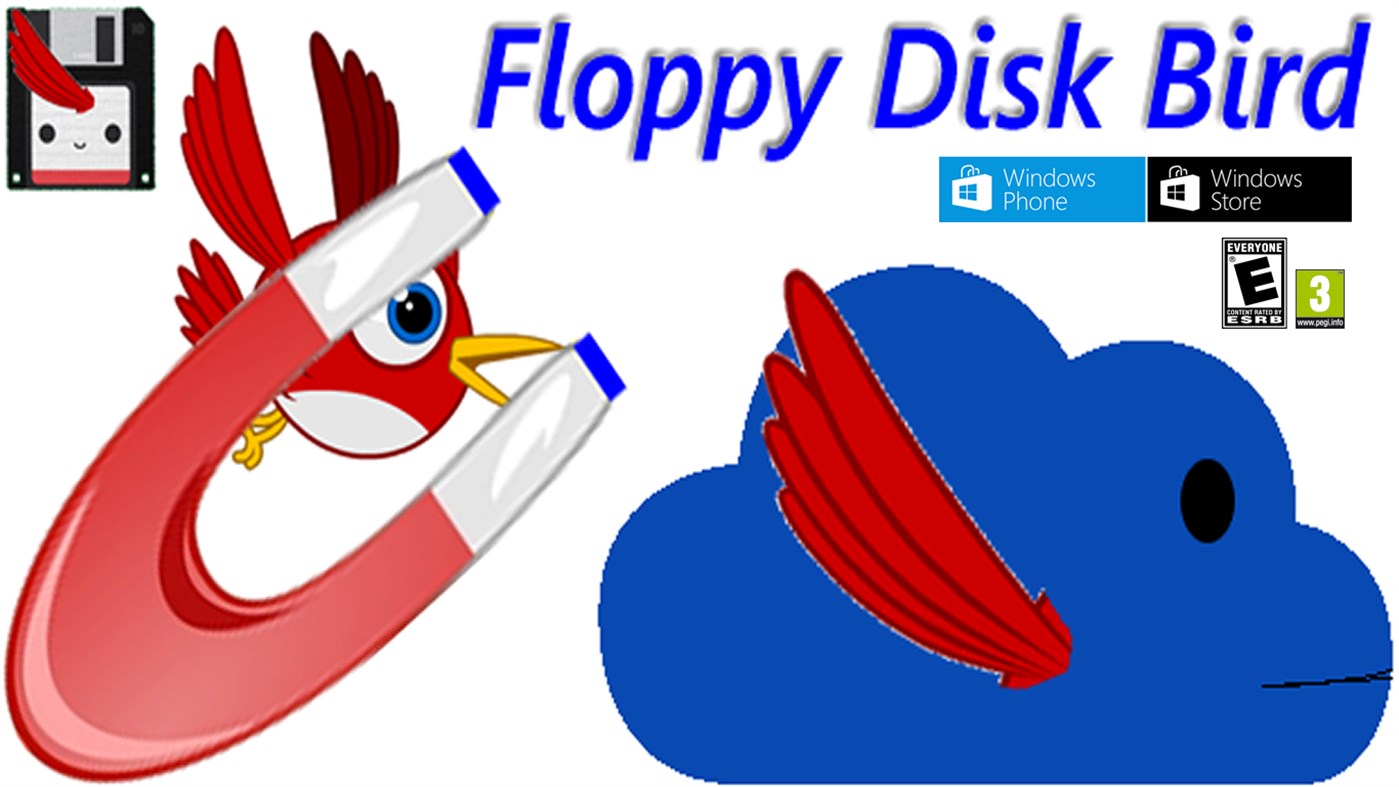 #1. Floppy Disk Bird (Windows) 由: LRPSoft