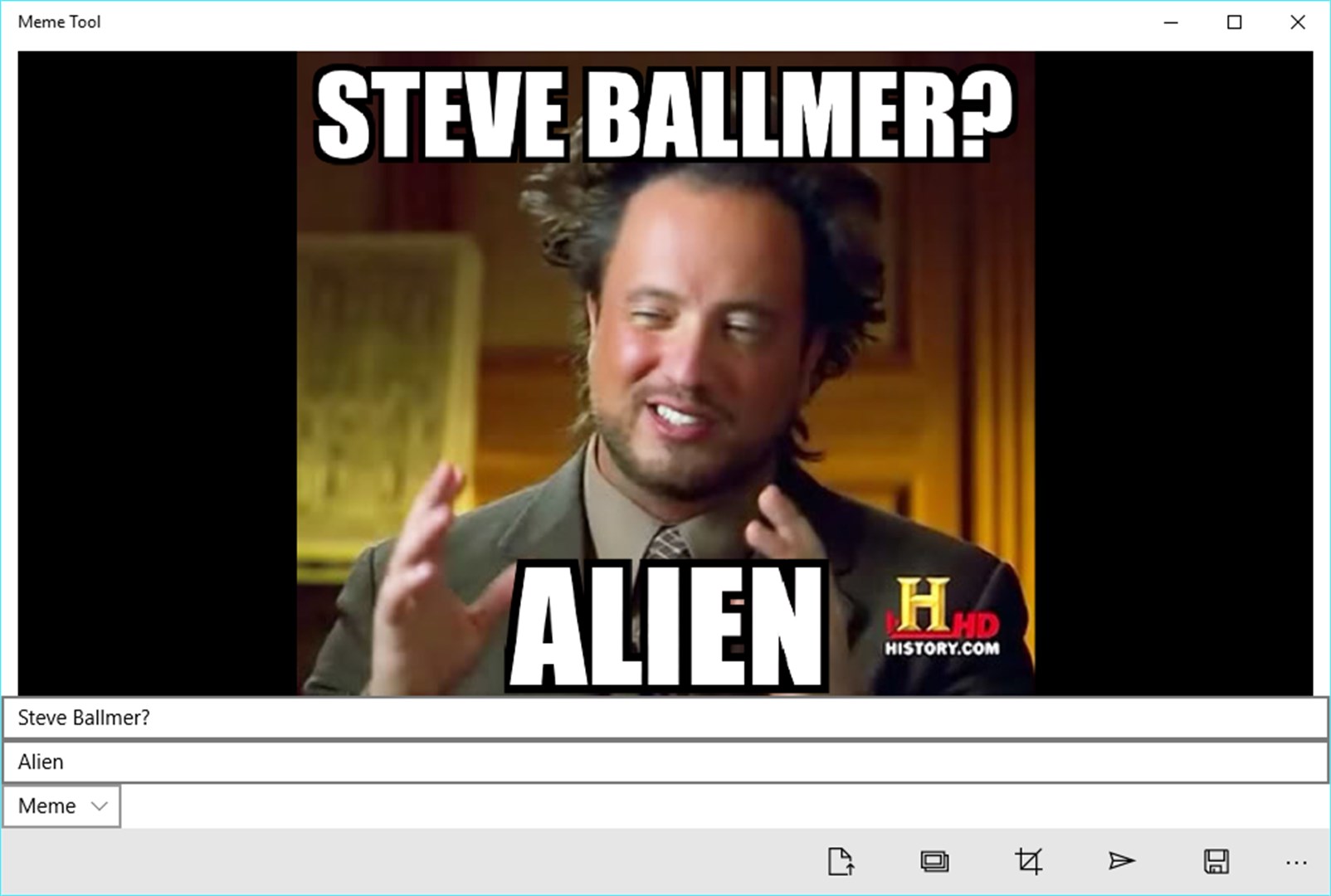 Meme Tool - Microsoft Apps