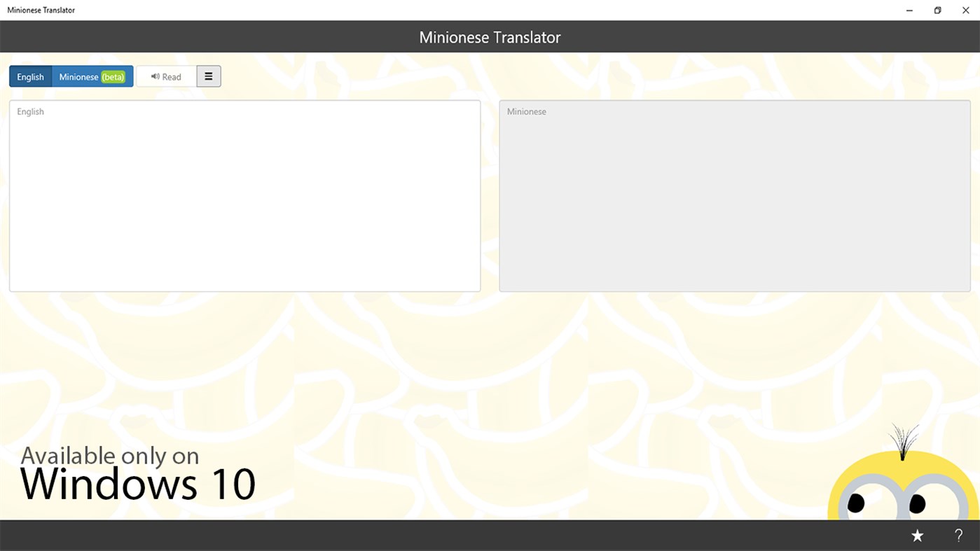 #2. Minionese Translator (Windows) 由: Phenoman Solutions