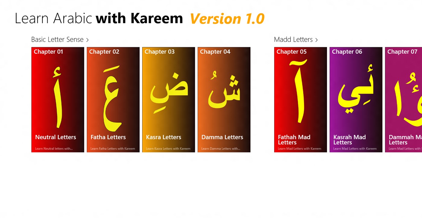 #1. Learn Arabic With Kareem (Windows) Por: Bridge-Building Media Ltd.