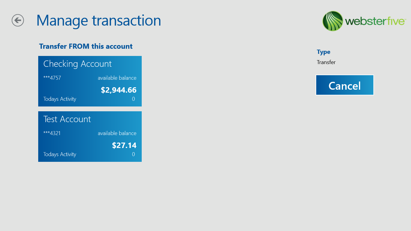 Transaction manager. Windows 5 check.