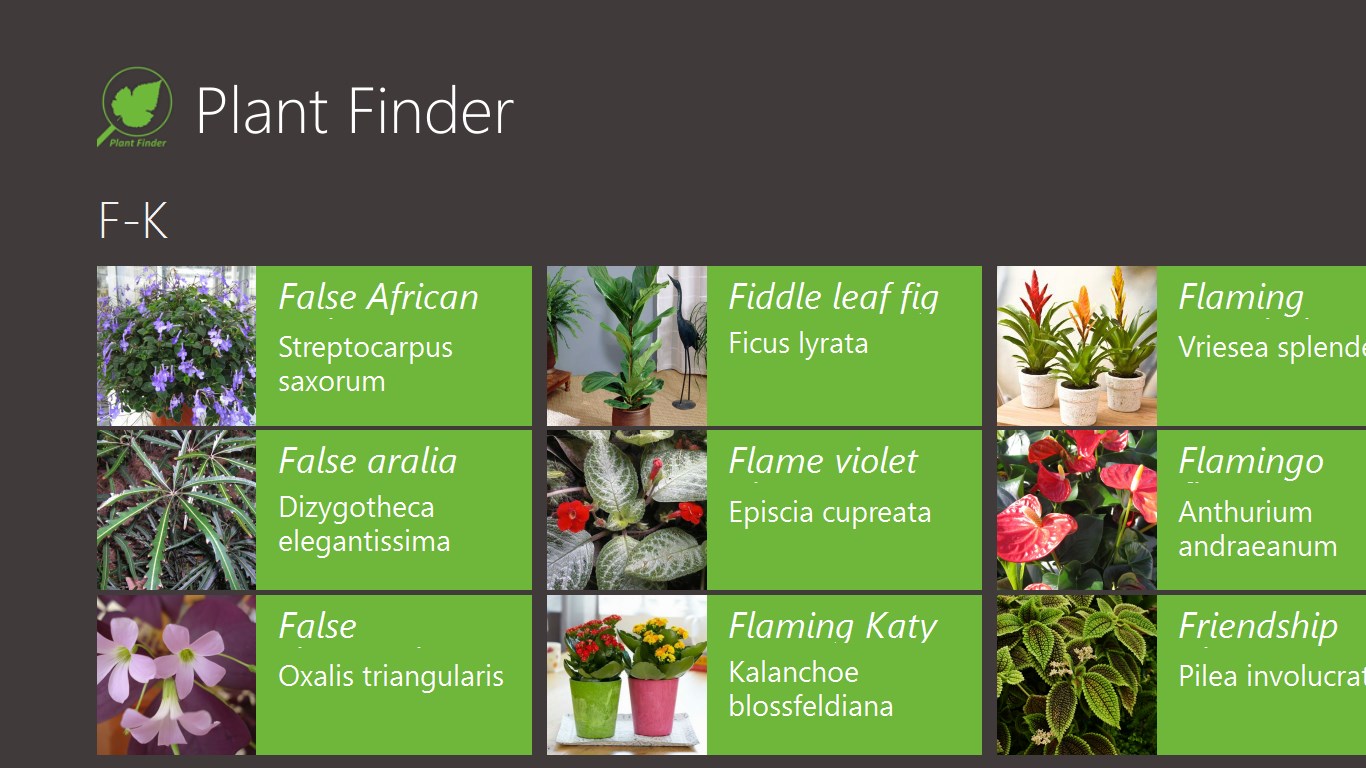 Plant Finder For Windows 10 PC Free Download - Best Windows 10 Apps