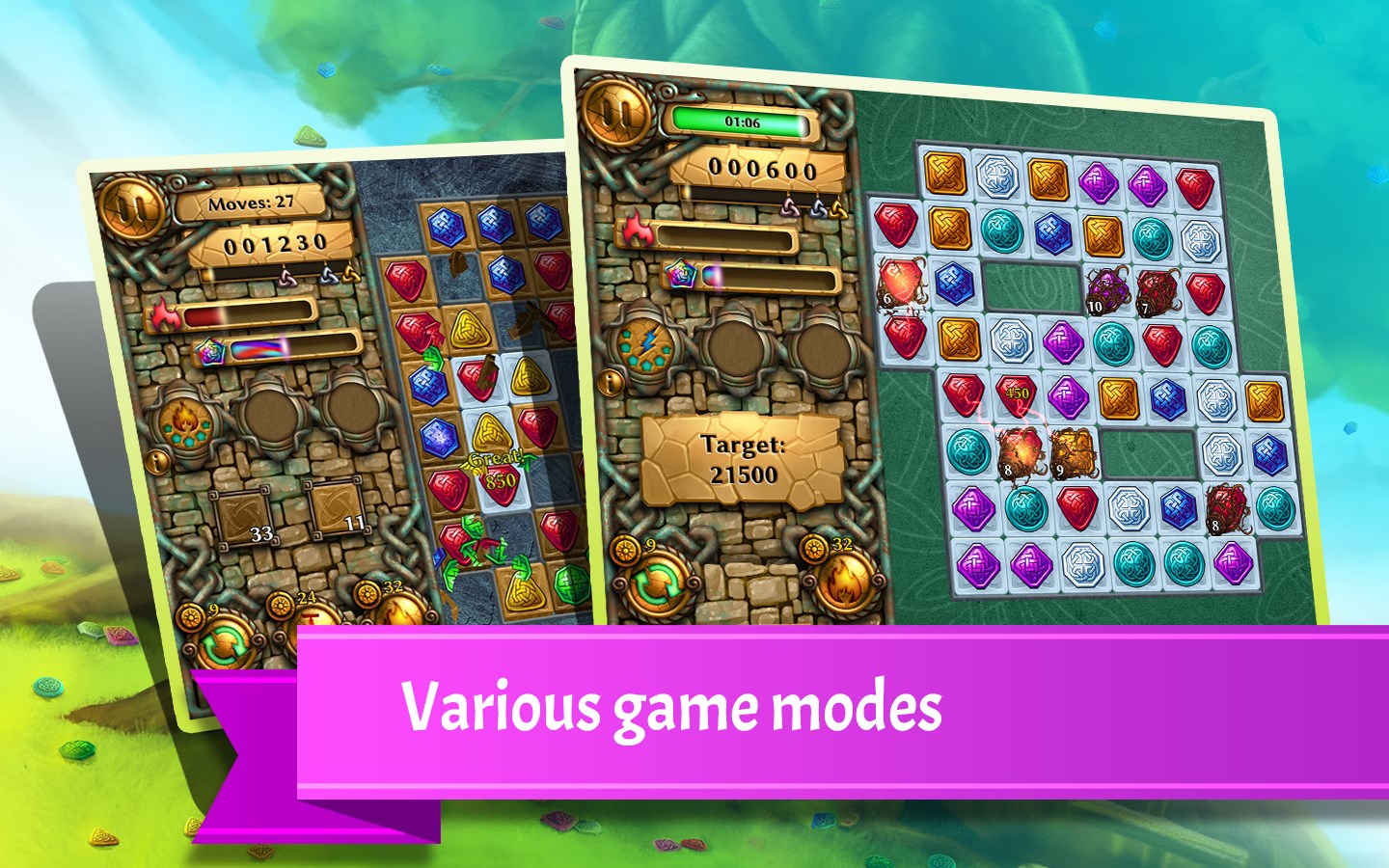 Various game modes!