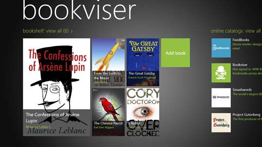 Bookviser Reader screenshot 1