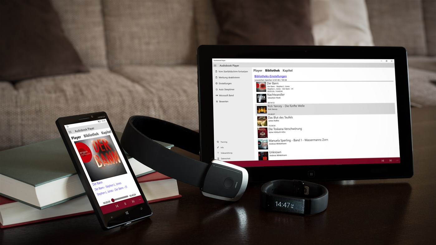 #1. Audiobook Player (Windows) Με: Chris Spettmann Software
