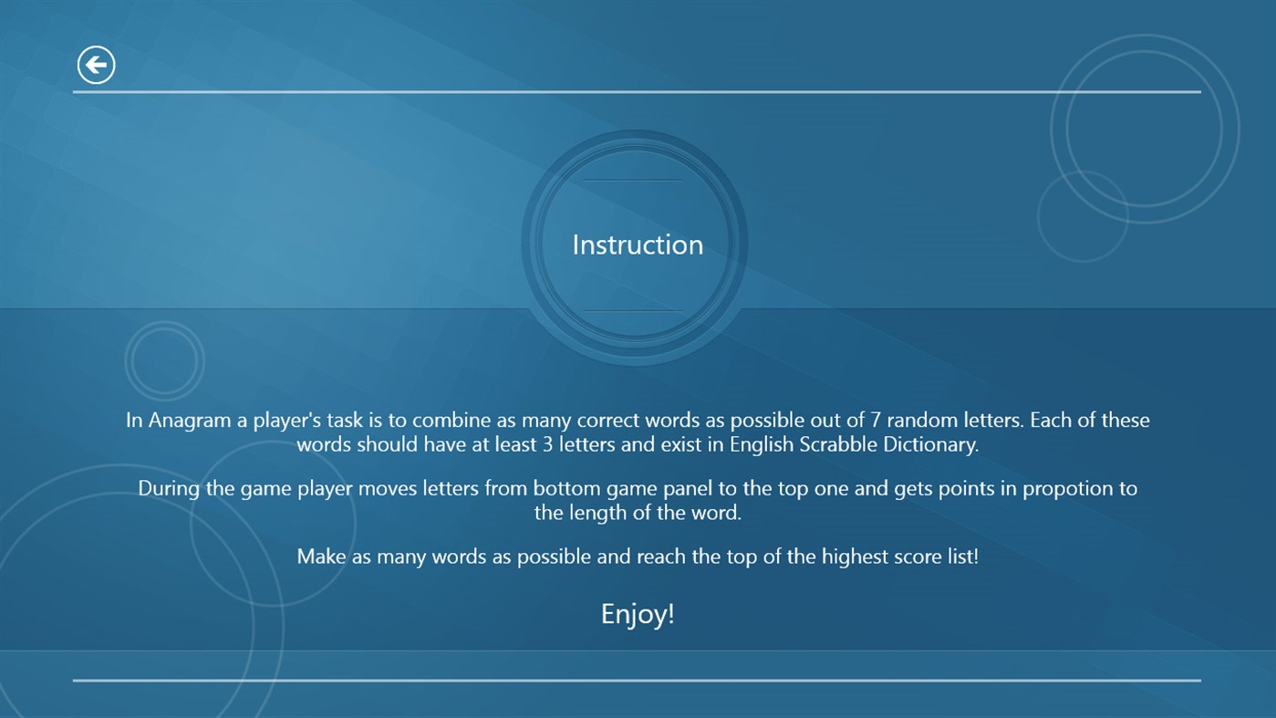 #6. Anagrams (Windows) Podle: Aga_s