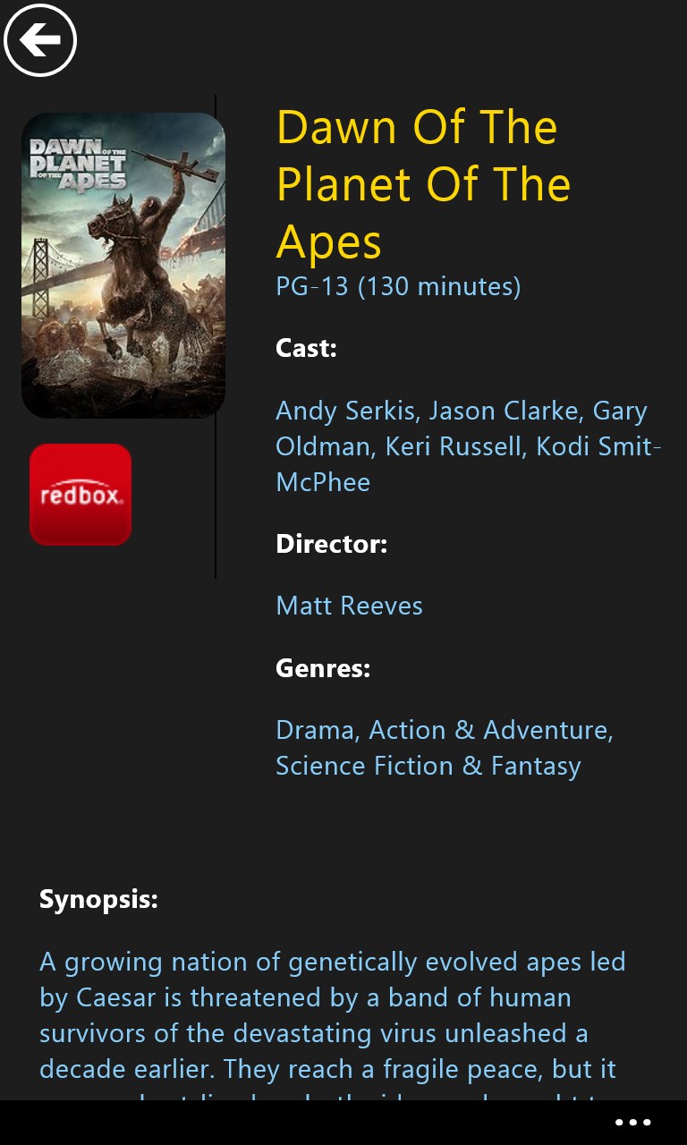 APEX Movies screenshot