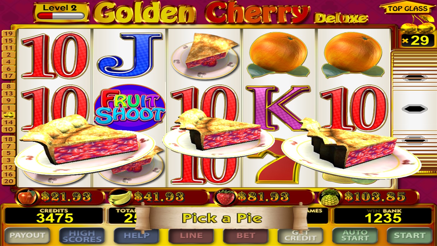 #2. Slots! Golden Cherry Deluxe (Windows) By: QED Gaming
