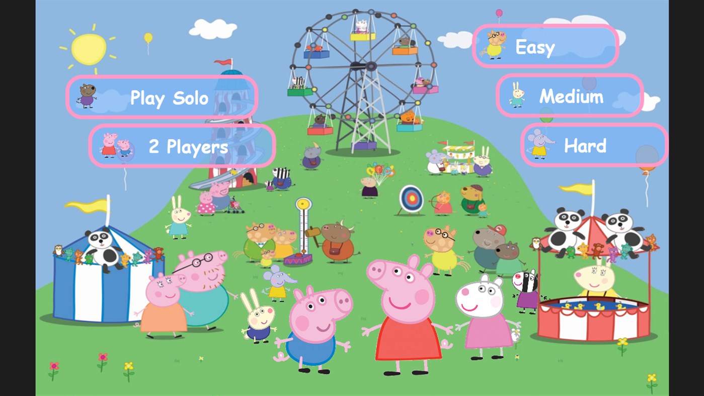 #1. Peppa Pig Memory Game (Windows) 由: Damicolo