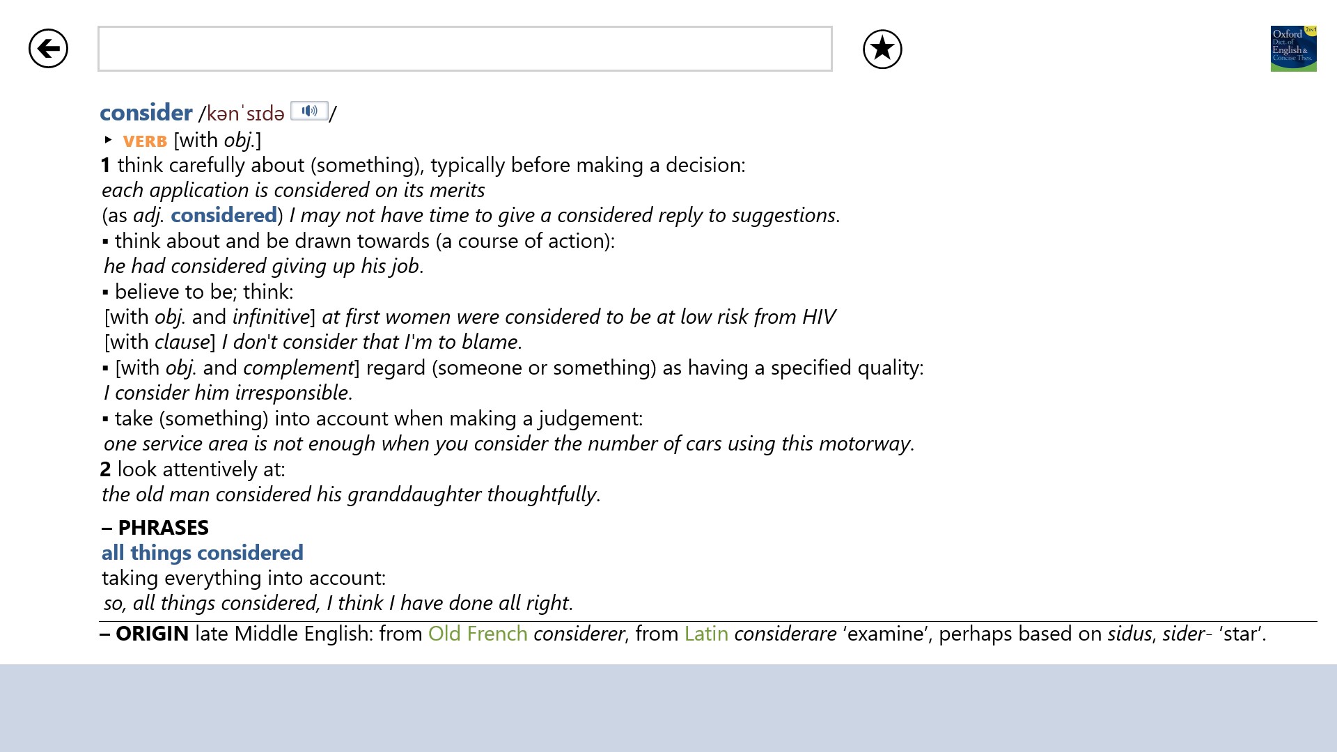 【图】Oxford Dictionary of English and Thesaurus(截图3)