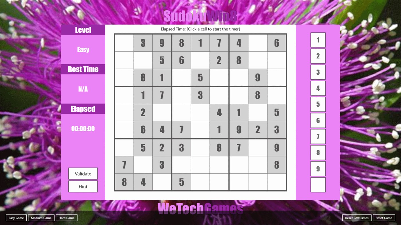 #3. Sudoku Win8 (Windows) Με: WeTechGroup