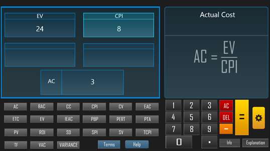 PMP Calculator screenshot 3