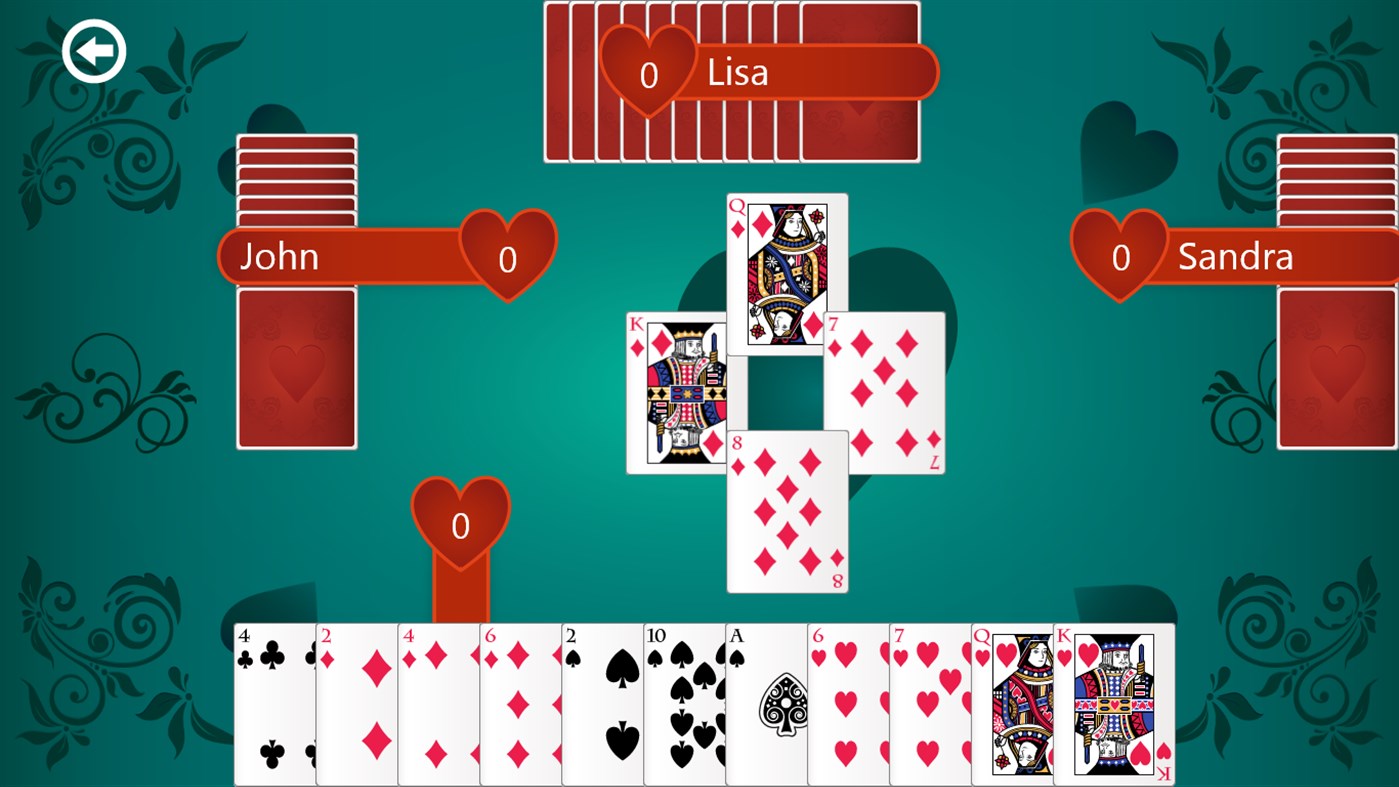 hearts card game online against computer