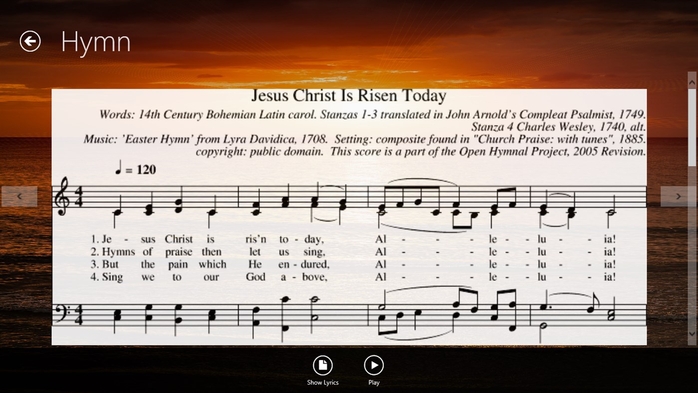 #7. Hymn World (Windows) Podle: Program Thee World