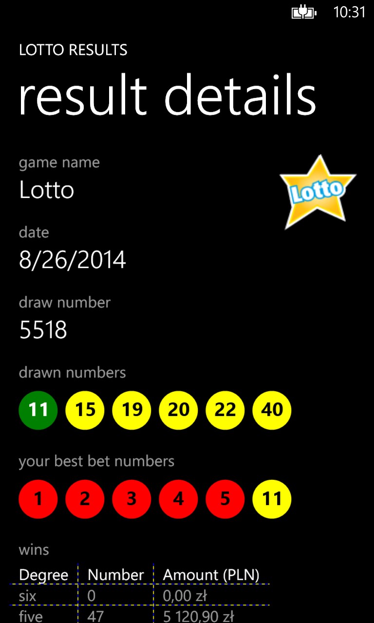 Captura 2 Lotto windows