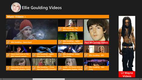 Ellie Goulding Videos Screenshots 2