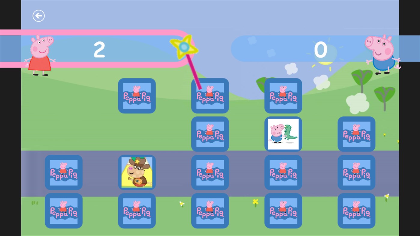 #2. Peppa Pig Memory Game (Windows) 由: Damicolo