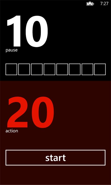 Tabata Timer Screenshots 2