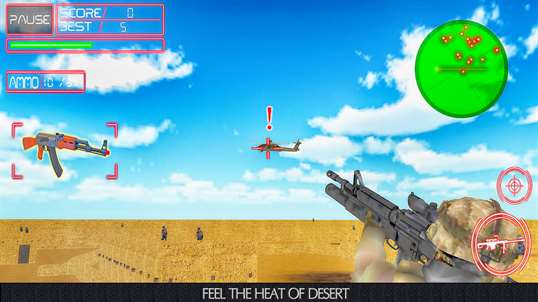 Desert Battle Shot screenshot 5