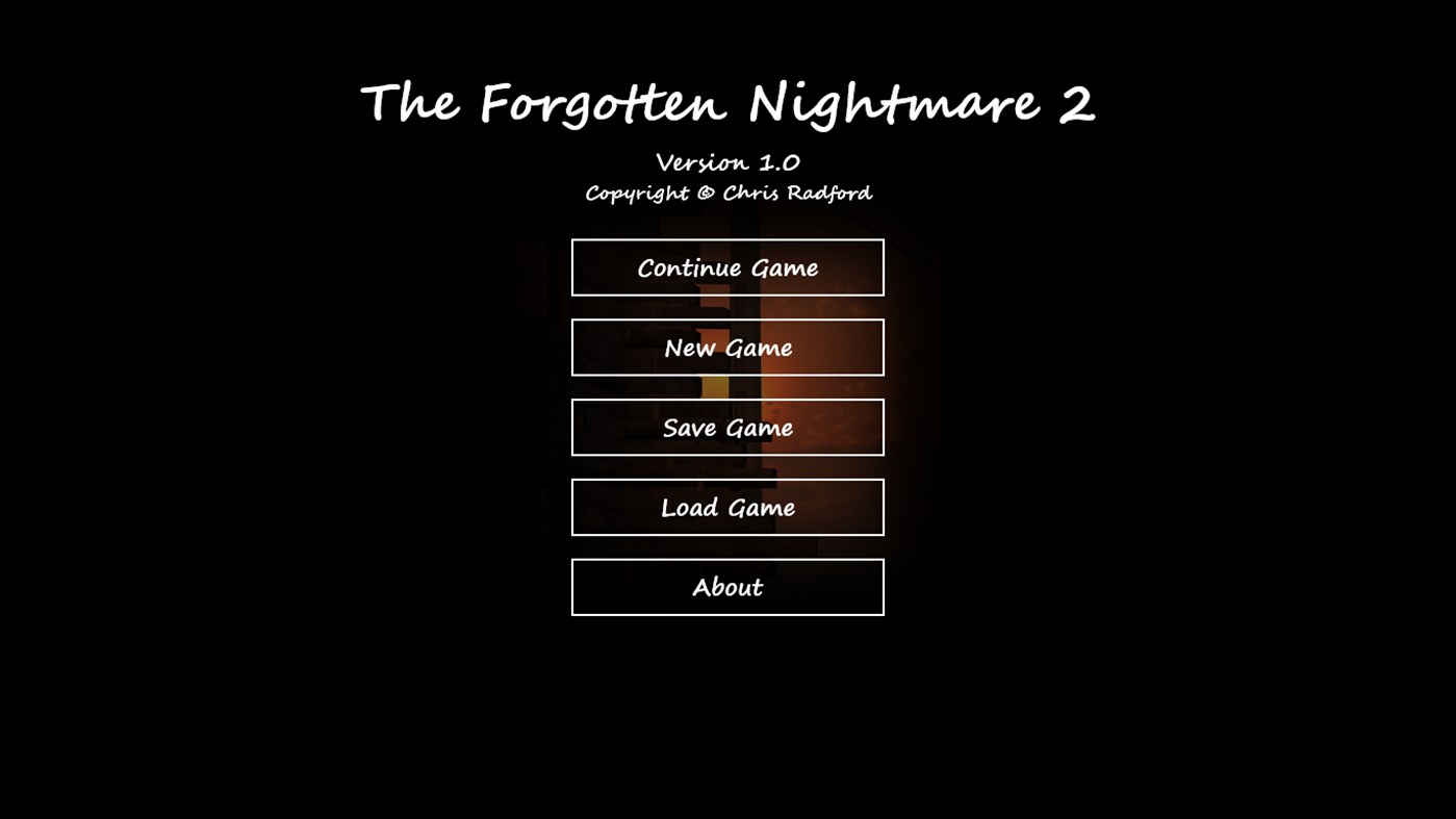 #1. The Forgotten Nightmare II - A New Reality (Windows) 由: Chris Radford