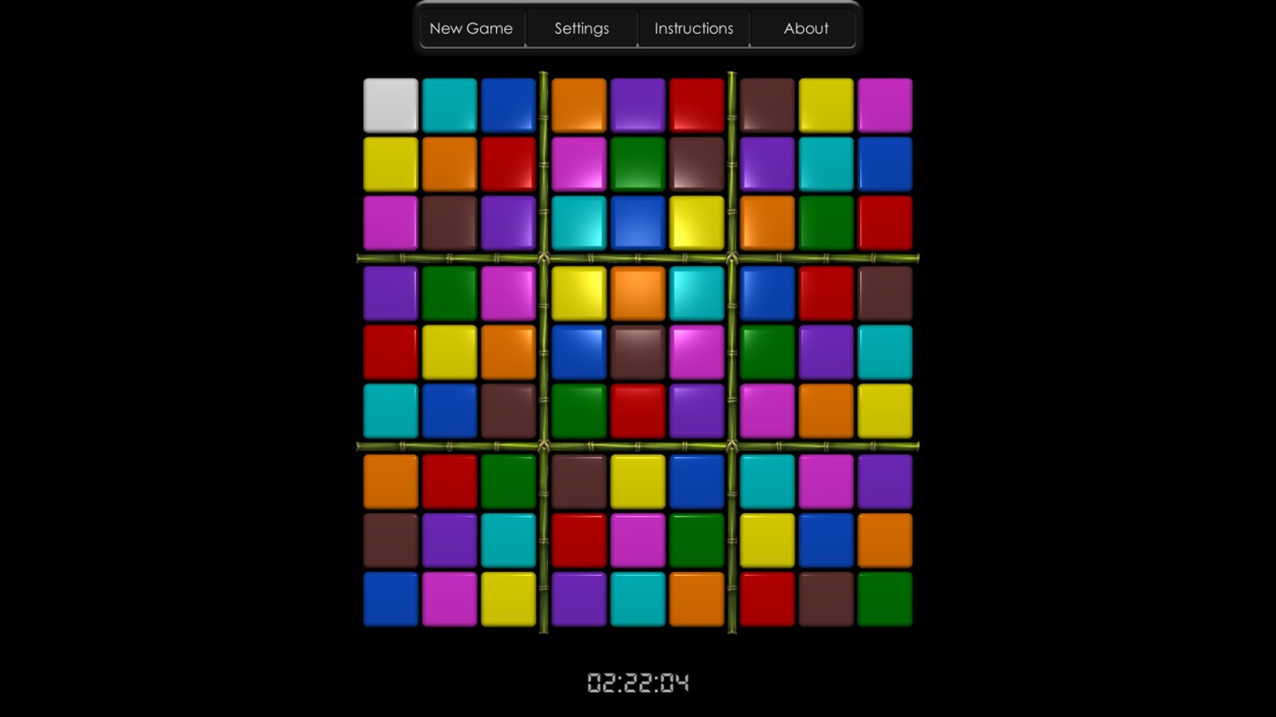 #3. Color Sudoku (Windows) 게시자: BAKNO LLC