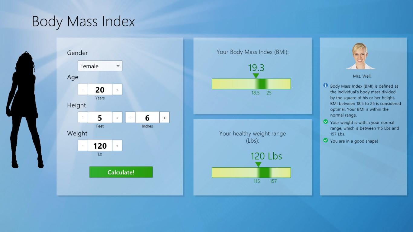 BMI Calculator screenshot