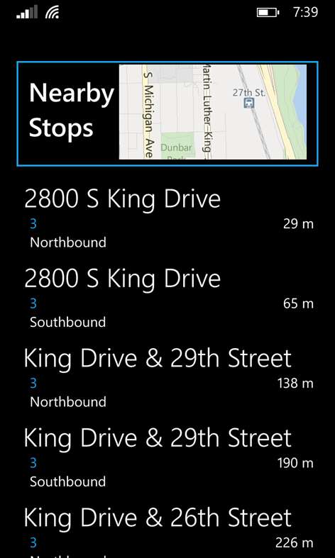 Chicago Bus Tracker Screenshots 2