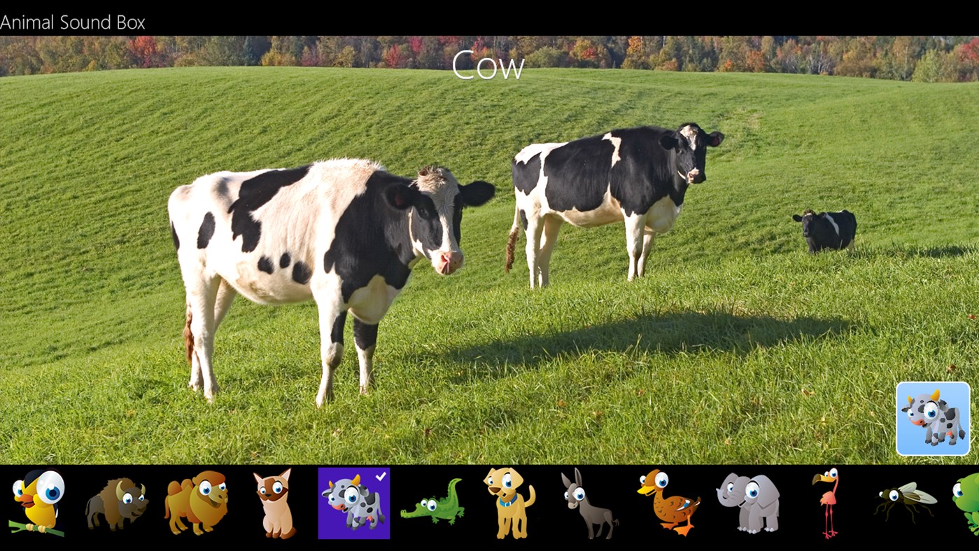 #5. Animal Sound Box (Windows) Podle: Eric LE ROY