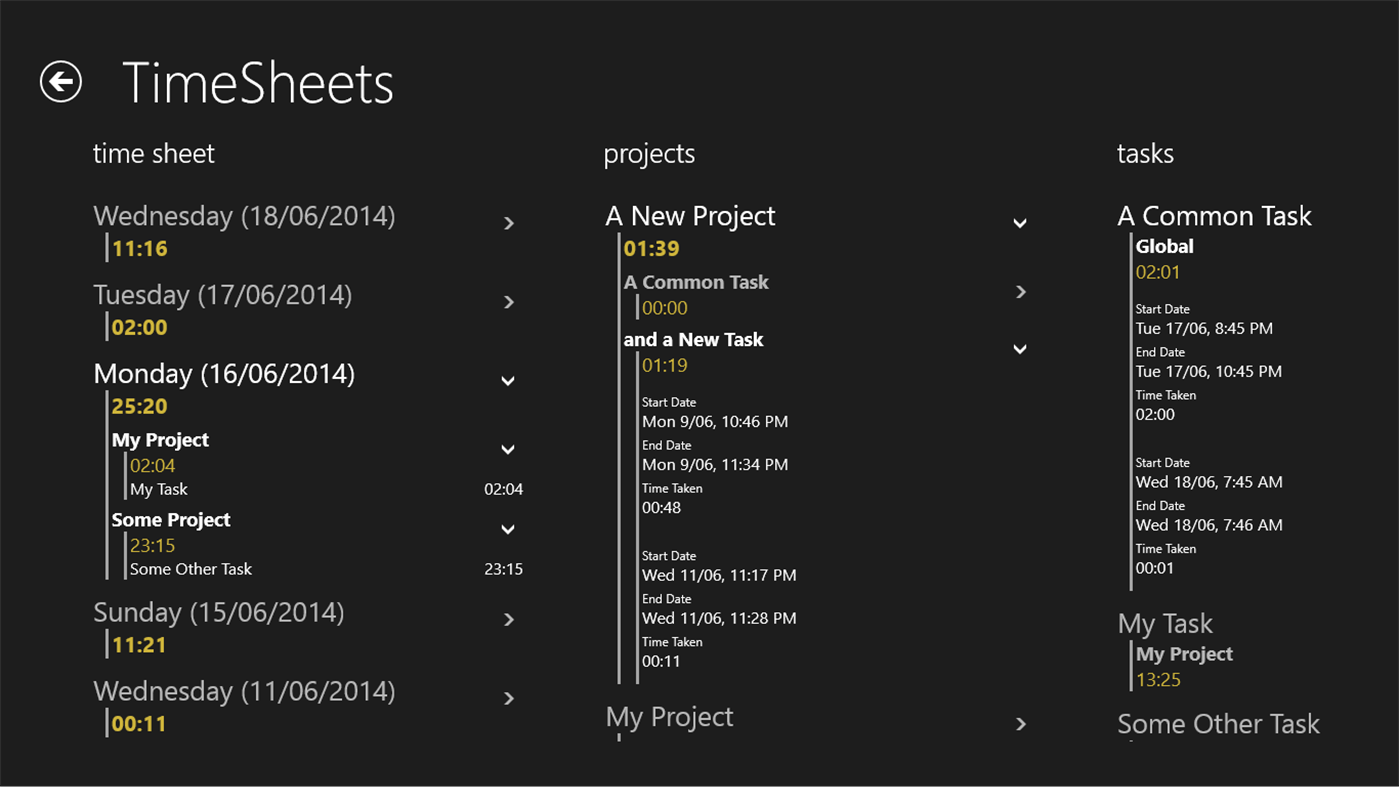 #4. TimeSheet Tracker (Windows) Με: MagooChris