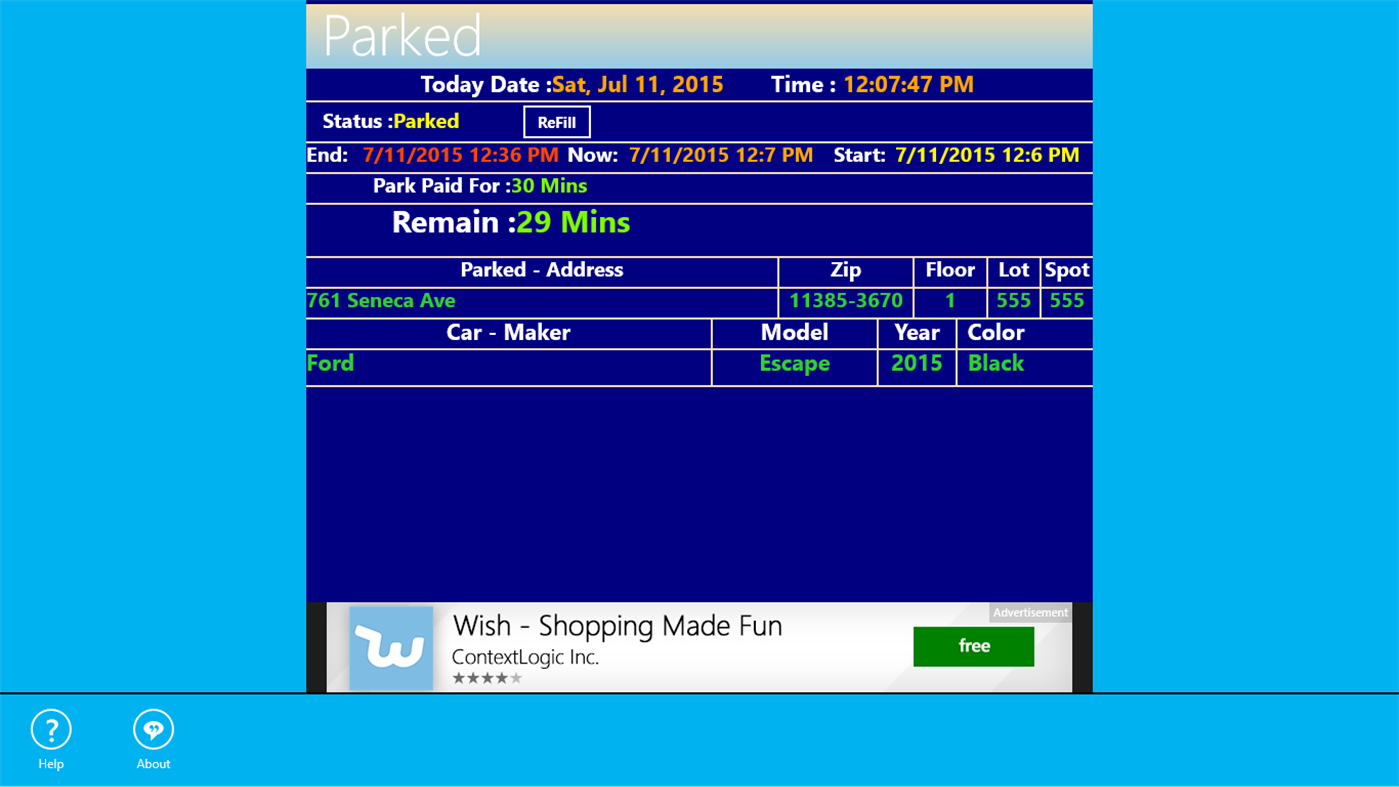 #3. Parked (Windows) De: ADIBU CORP