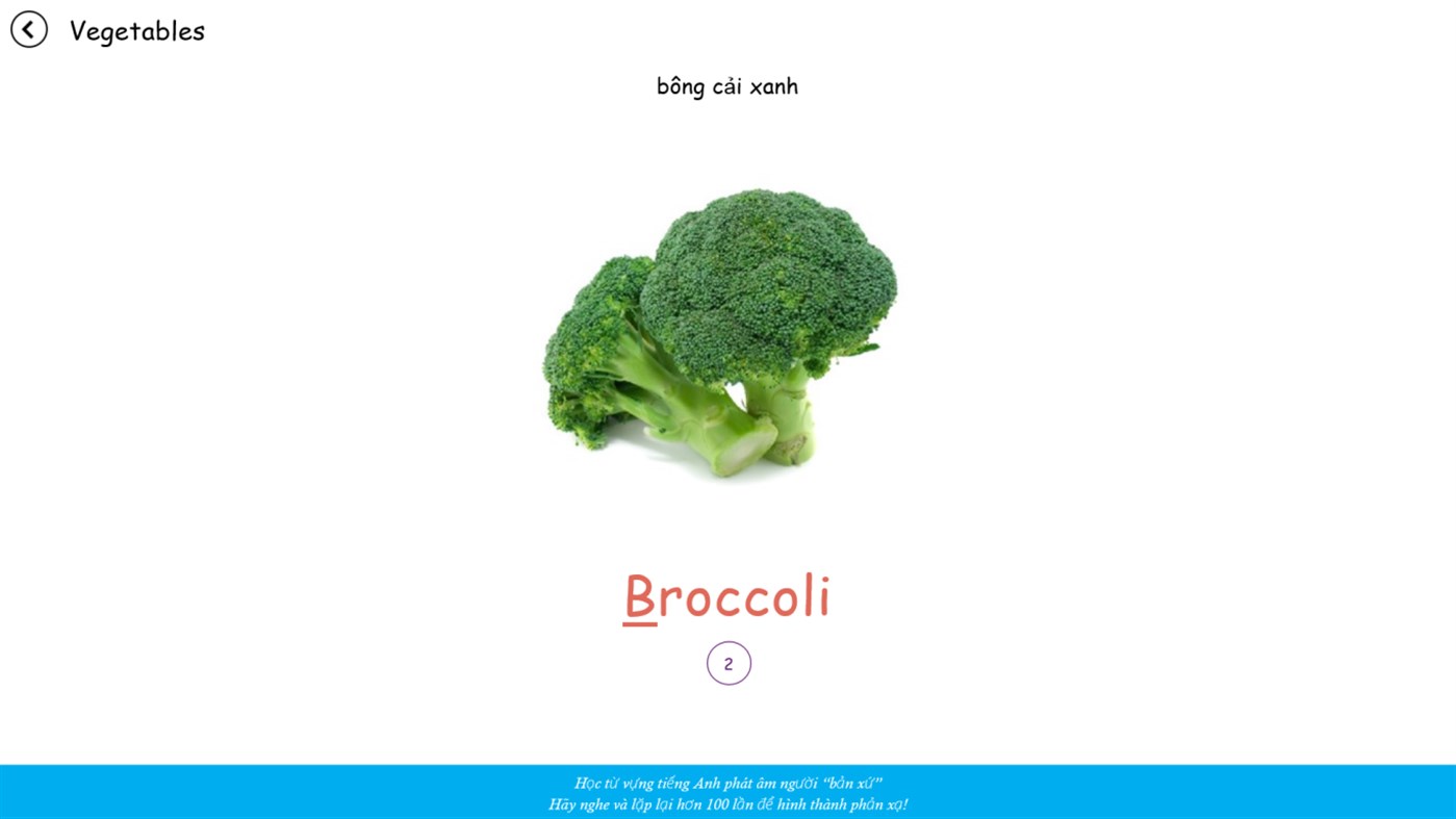 #4. Kids Flashcards for Vietnamese (Windows) Podle: Kelyn Le