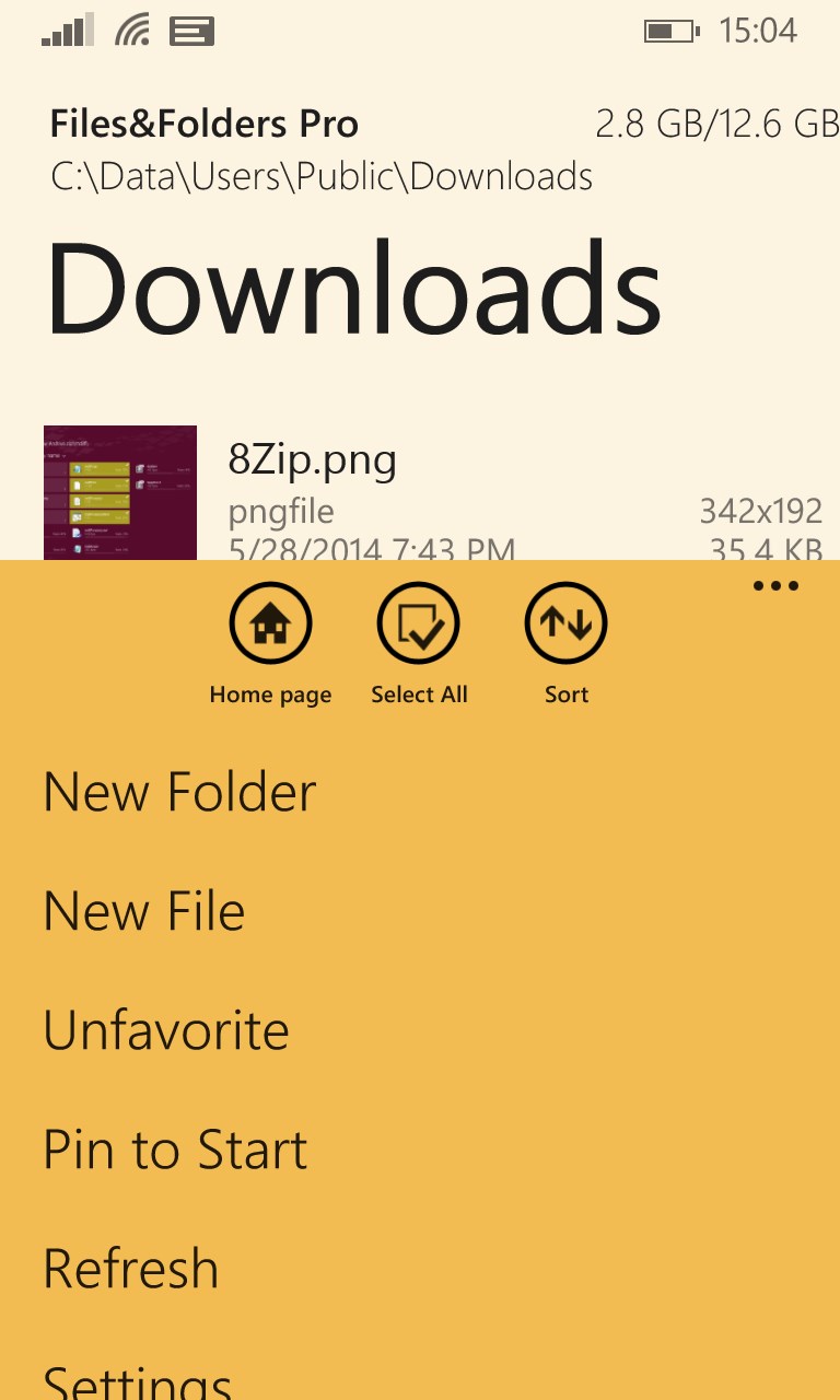 Files&Folders Lite for Windows 10