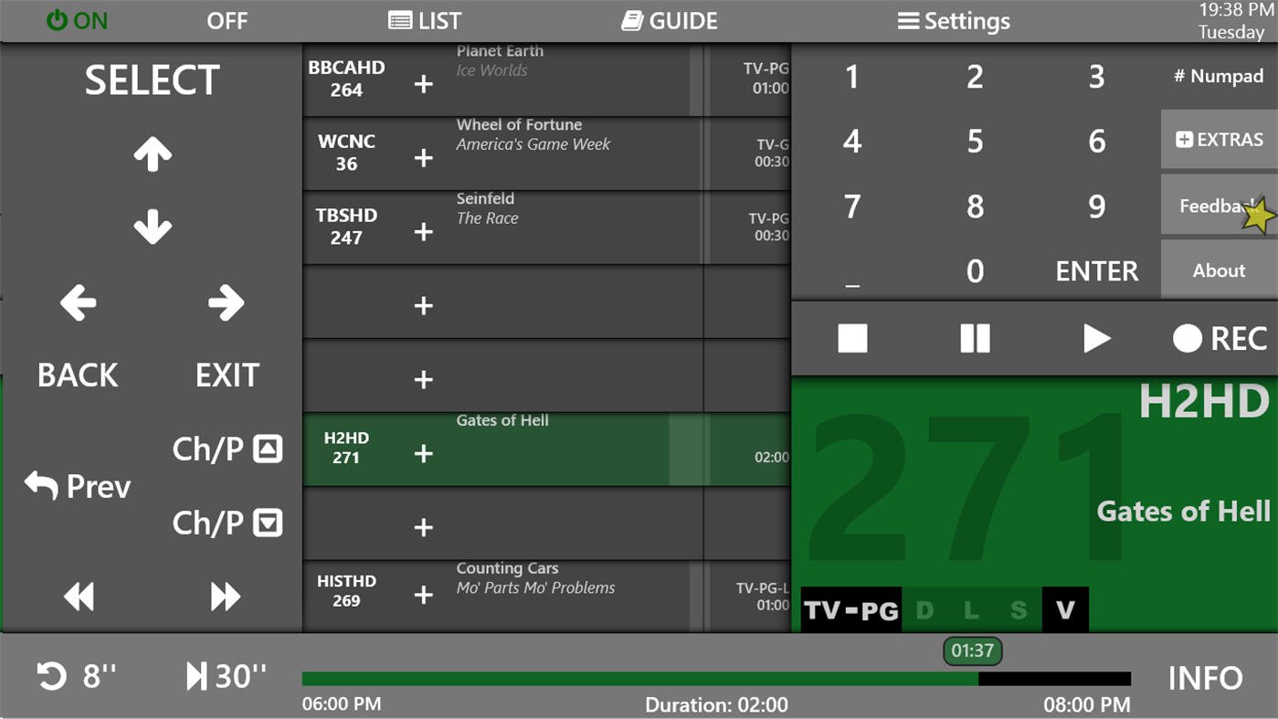 #2. DIRECTV Remote (Windows) Podle: Cheero